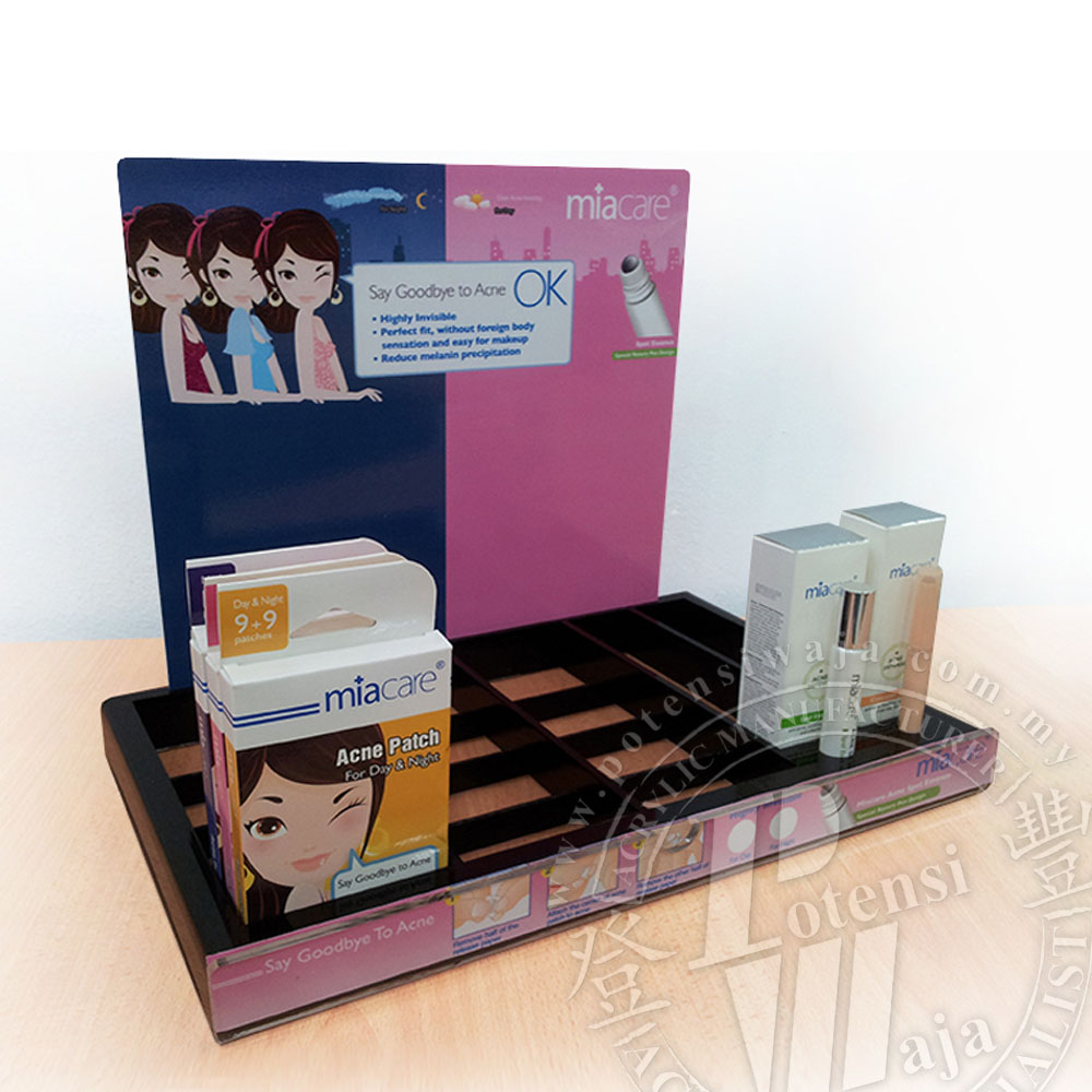 Acrylic Skincare Display Tray